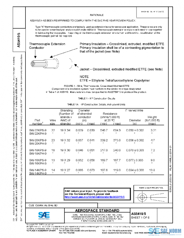 SAE AS5419/5 PDF SAE AS5419/5 PDF