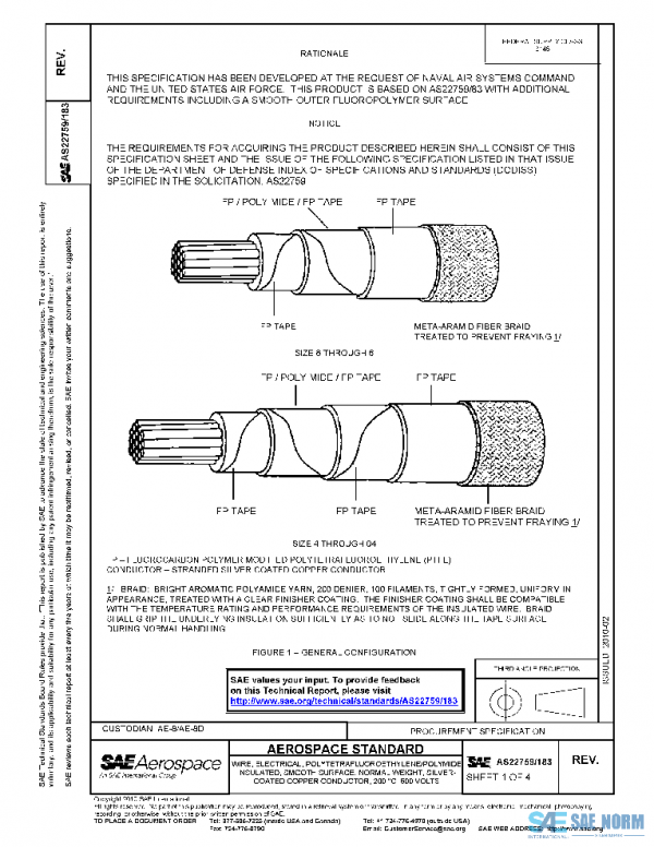 SAE AS22759/183 PDF SAE AS22759/183 PDF