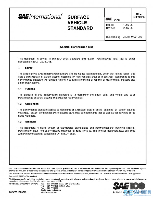 SAE J1796_200505 PDF