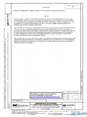 SAE AS23190/1 PDF