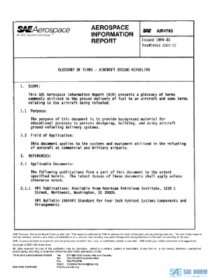 SAE AIR4783 PDF