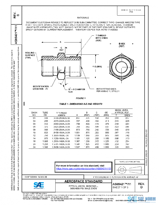 SAE AS85421/11D PDF