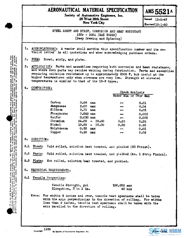SAE AMS5521A PDF SAE AMS5521A PDF
