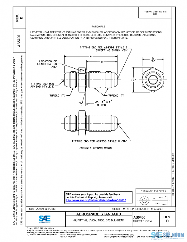 SAE AS5406D PDF SAE AS5406D PDF