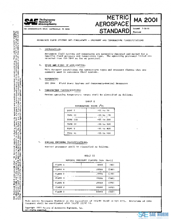 SAE MA2001 PDF