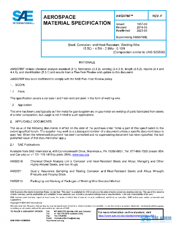 SAE AMS5780F PDF