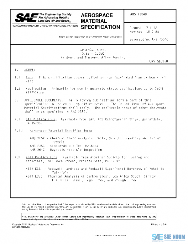 SAE AMS7304D PDF