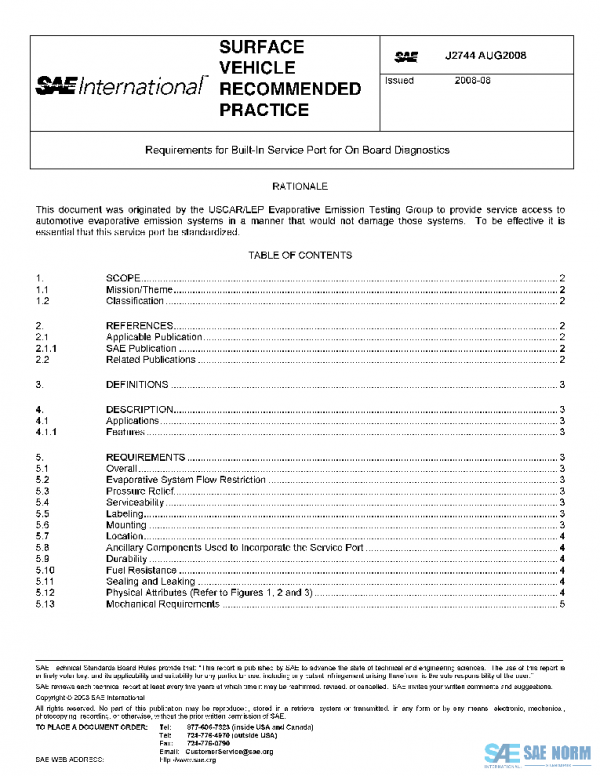 SAE J2744_200808 PDF SAE J2744_200808 PDF