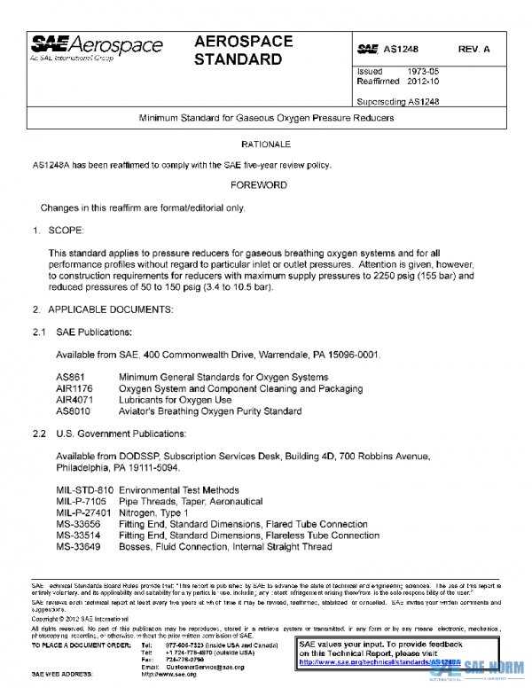 SAE AS1248A PDF SAE AS1248A PDF