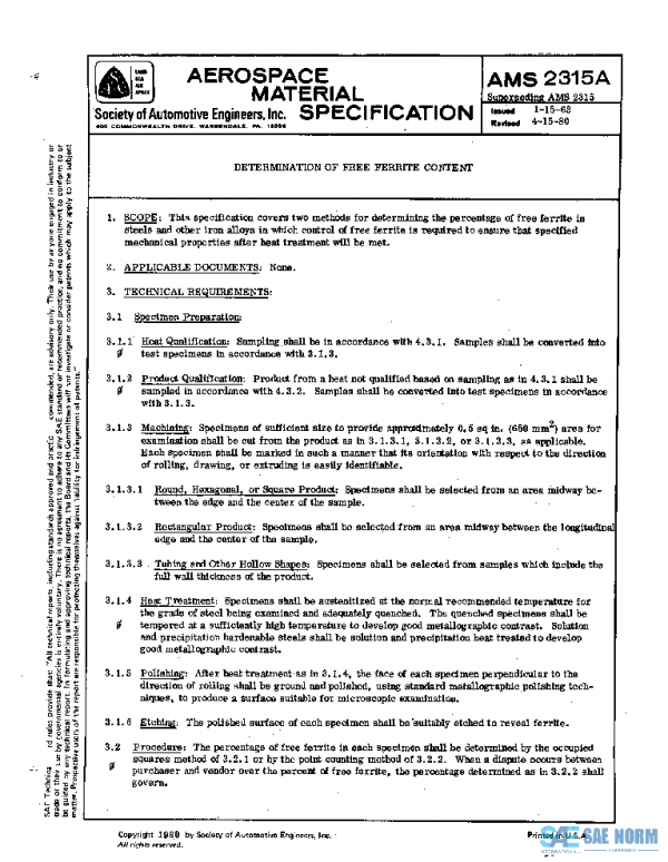 SAE AMS2315A PDF