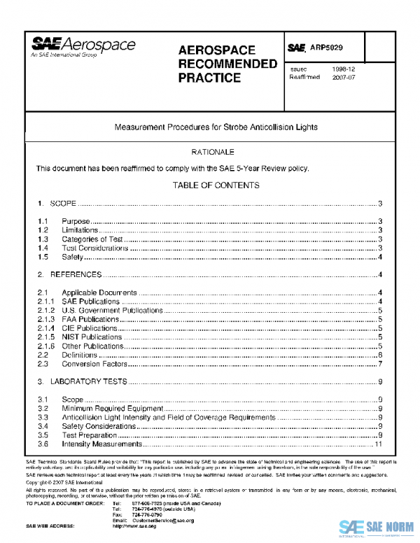 SAE ARP5029 PDF SAE ARP5029 PDF