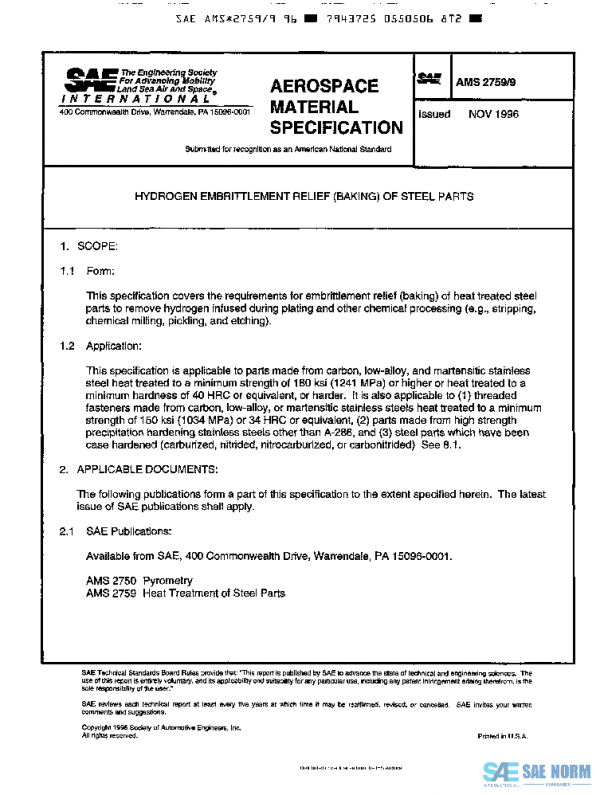 SAE AMS2759/9 PDF