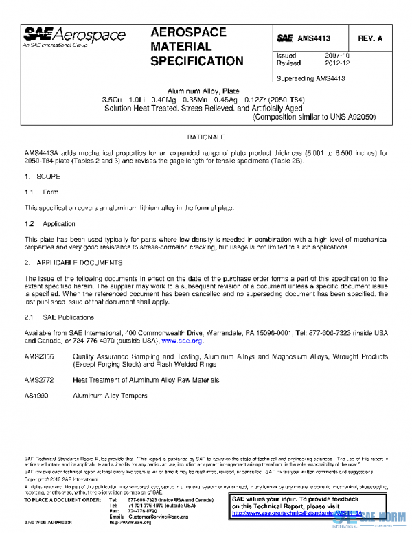 SAE AMS4413A PDF SAE AMS4413A PDF