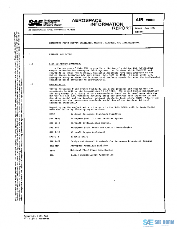 SAE AIR2000 PDF