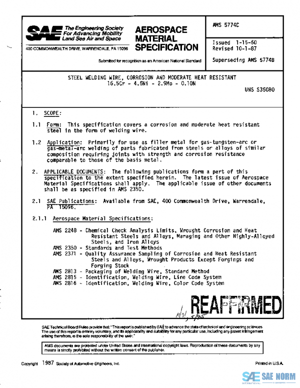 SAE AMS5774C PDF
