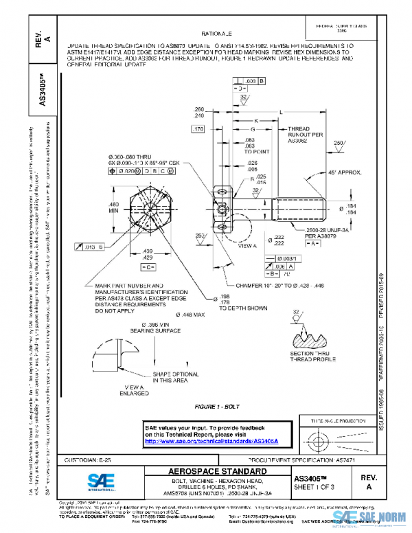 SAE AS3405A PDF SAE AS3405A PDF