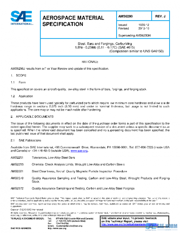 SAE AMS6290J PDF