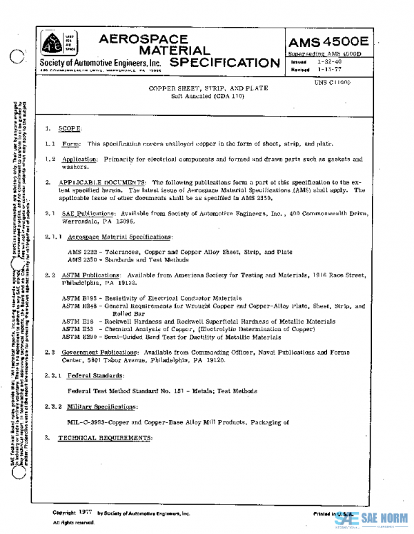 SAE AMS4500E PDF