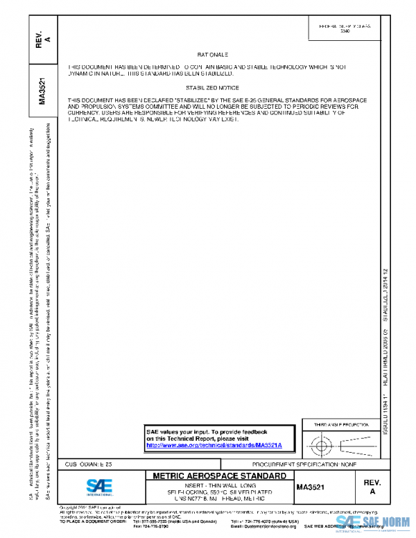 SAE MA3521A PDF