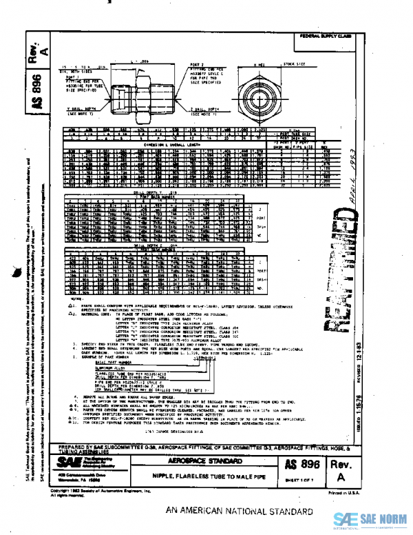 SAE AS896A PDF SAE AS896A PDF