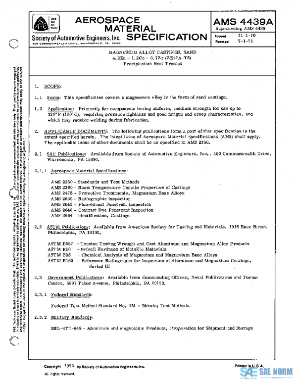 SAE AMS4439A PDF