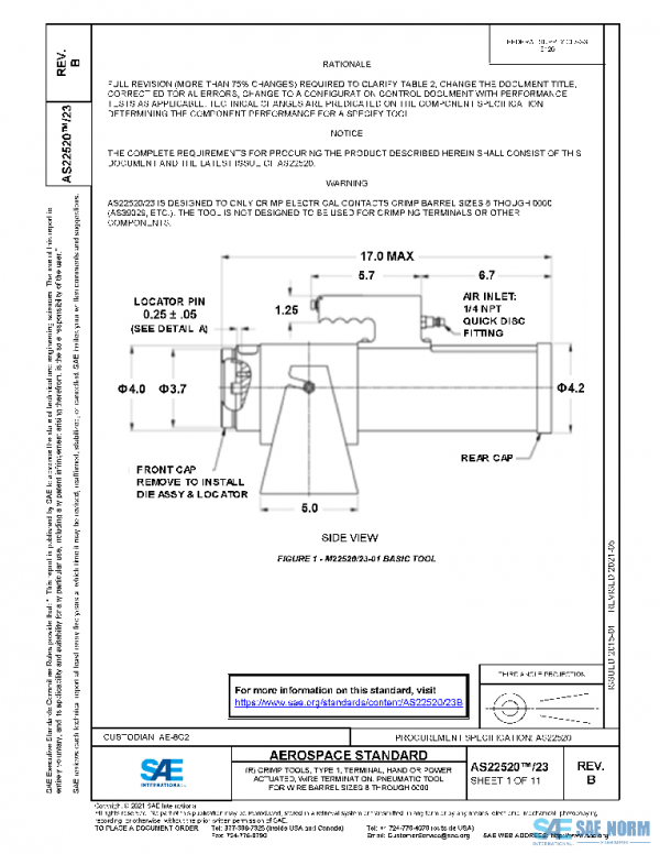 SAE AS22520/23B PDF