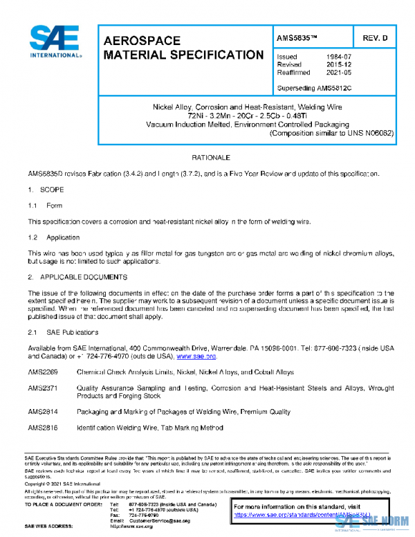 SAE AMS5835D PDF