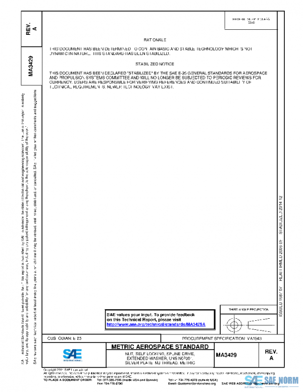 SAE MA3429A PDF
