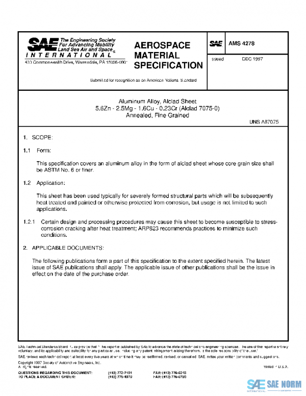 SAE AMS4278 PDF