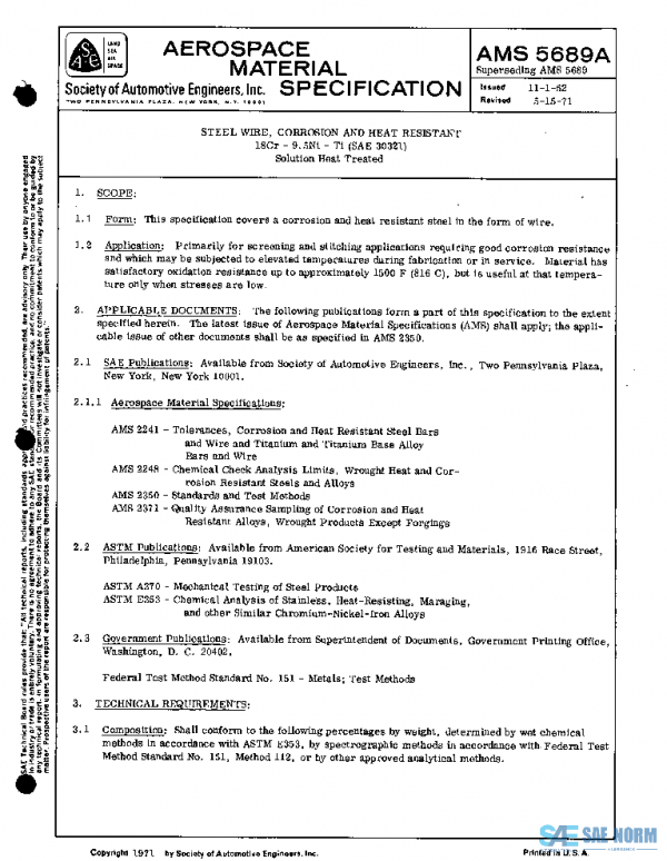 SAE AMS5689A PDF