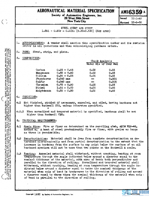 SAE AMS6359A PDF SAE AMS6359A PDF