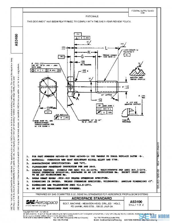 SAE AS3400 PDF