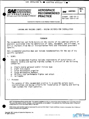 SAE ARP693B PDF