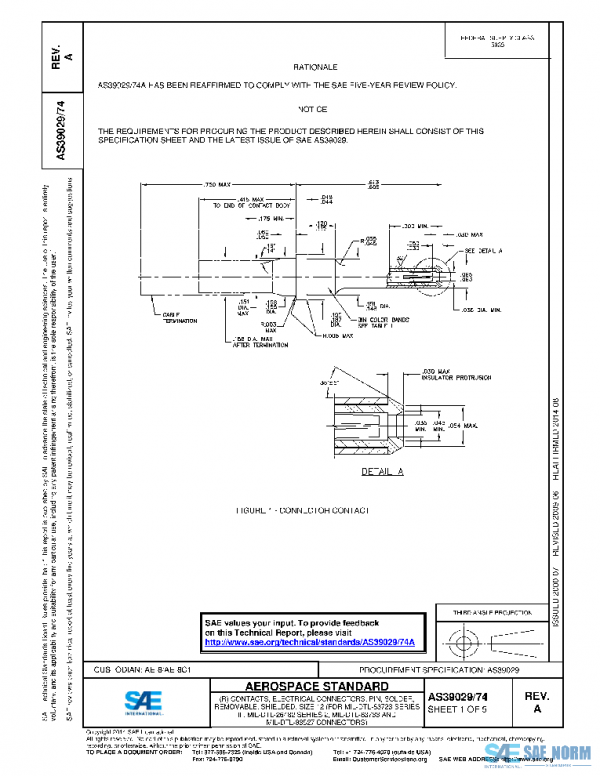 SAE AS39029/74A PDF SAE AS39029/74A PDF
