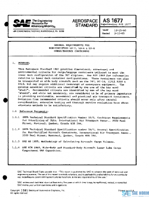 SAE AS1677 PDF