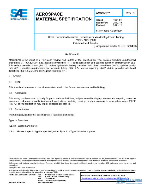 SAE AMS5567G PDF