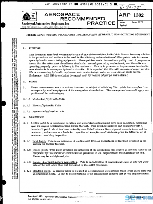 SAE ARP1302 PDF