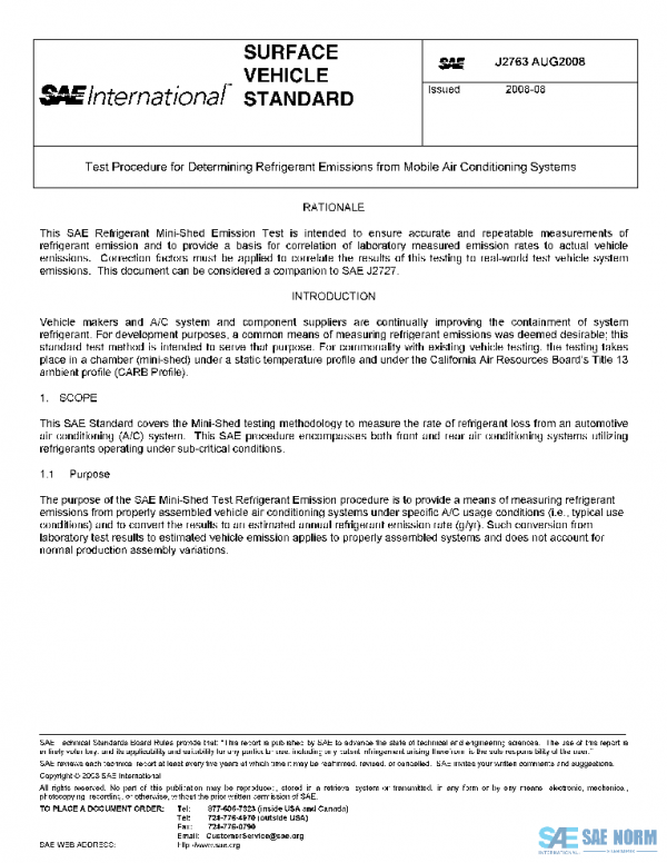 SAE J2763_200808 PDF SAE J2763_200808 PDF