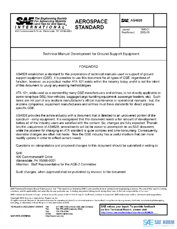SAE AS4828 PDF SAE AS4828 PDF