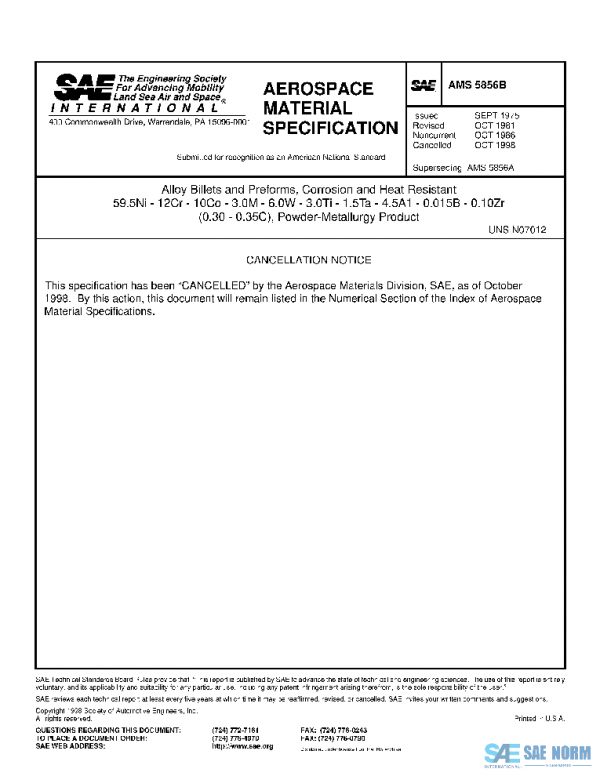 SAE AMS5856B PDF