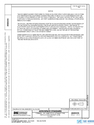 SAE AS25435 PDF