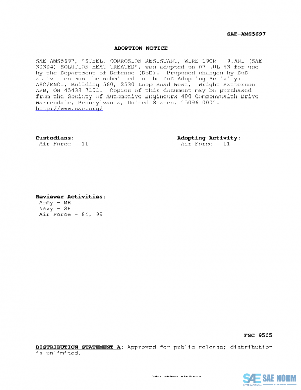 SAE AMS5697D PDF