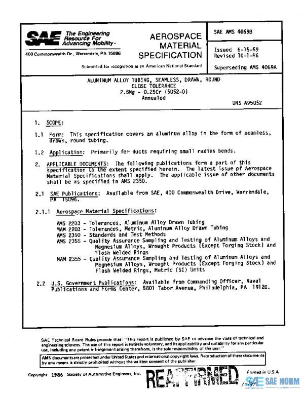 SAE AMS4069B PDF