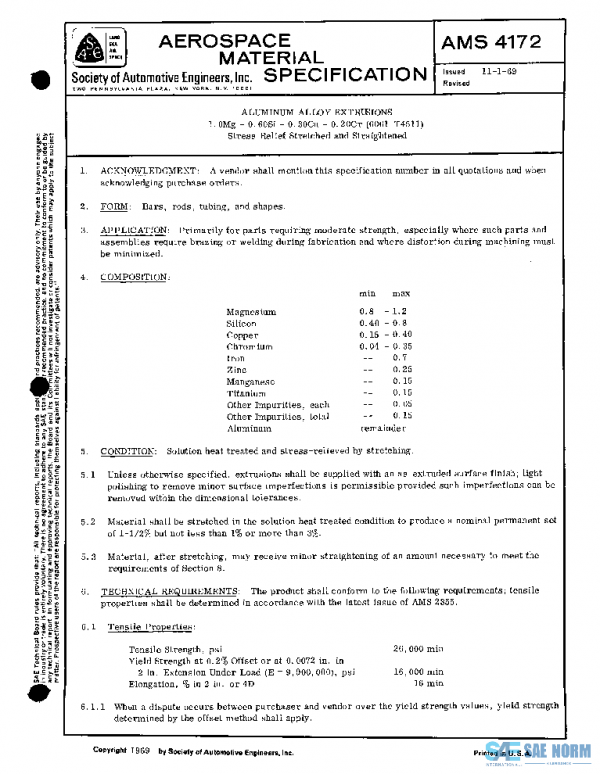 SAE AMS4172 PDF SAE AMS4172 PDF