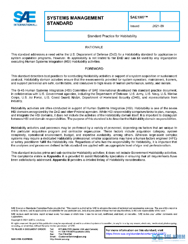 SAE SAE1007 PDF SAE SAE1007 PDF