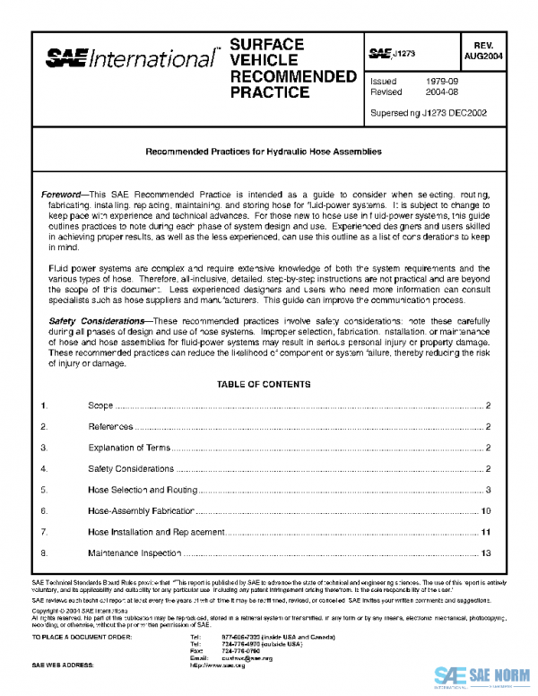 SAE J1273_200408 PDF SAE J1273_200408 PDF