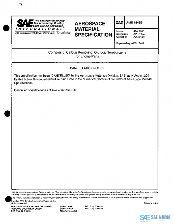 SAE AMS1546B PDF