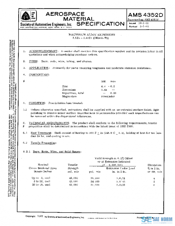 SAE AMS4352D PDF