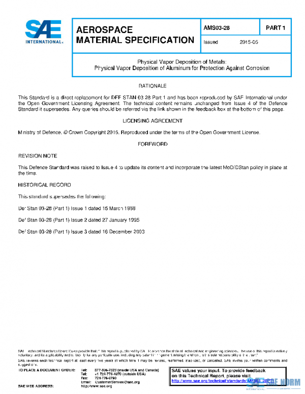 SAE AMS03_28PT1 PDF SAE AMS03_28PT1 PDF