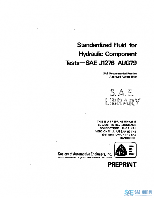 SAE J1276_197908 PDF SAE J1276_197908 PDF